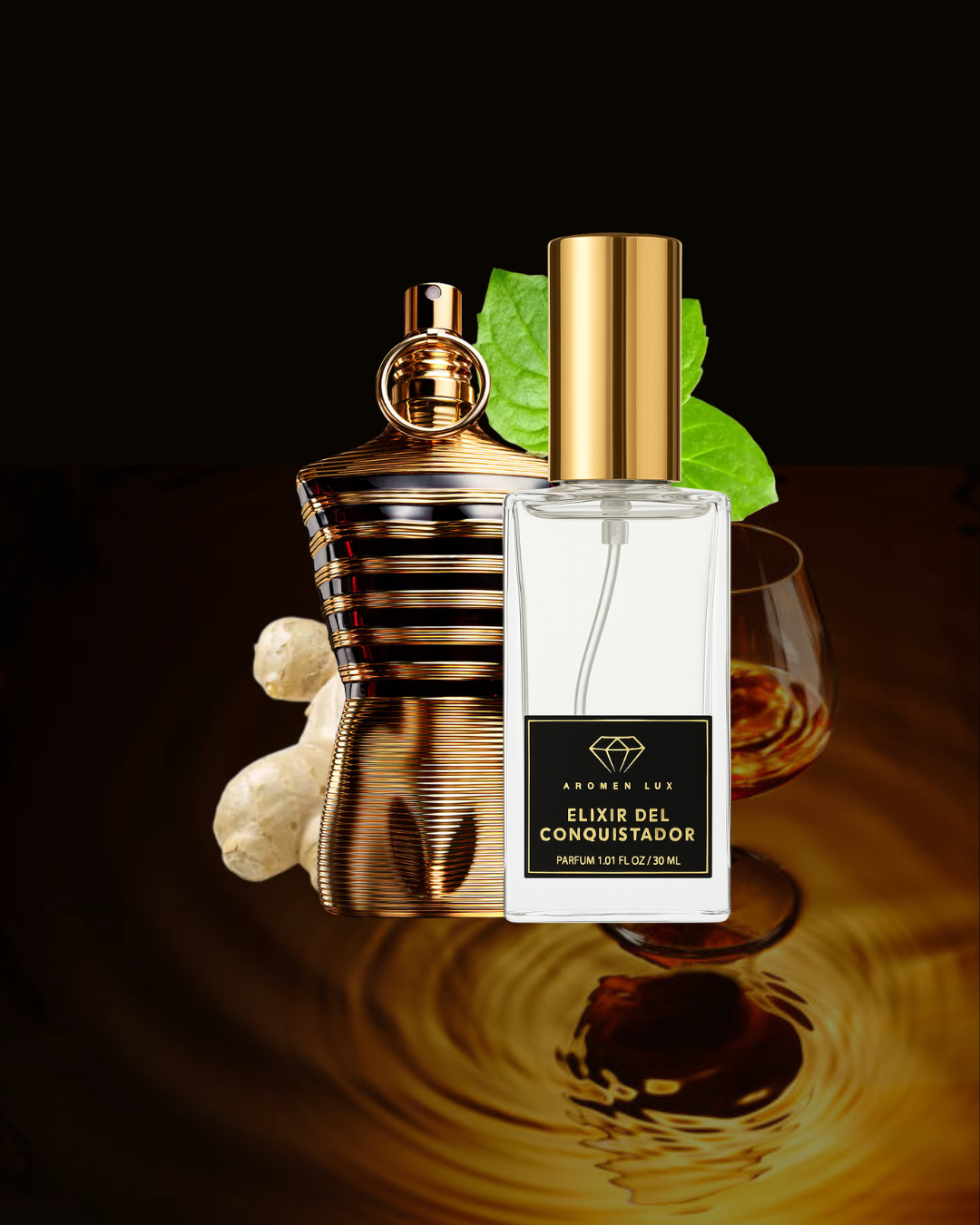 Elixir del Conquistador (Inspirado en Le Male Elixir – Jean Paul Gaultier)