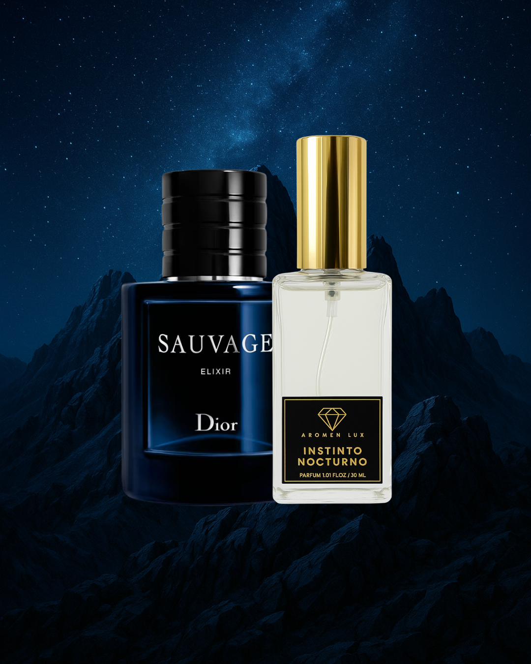 Instinto Nocturno (Inspirado en Sauvage Elixir – Dior)