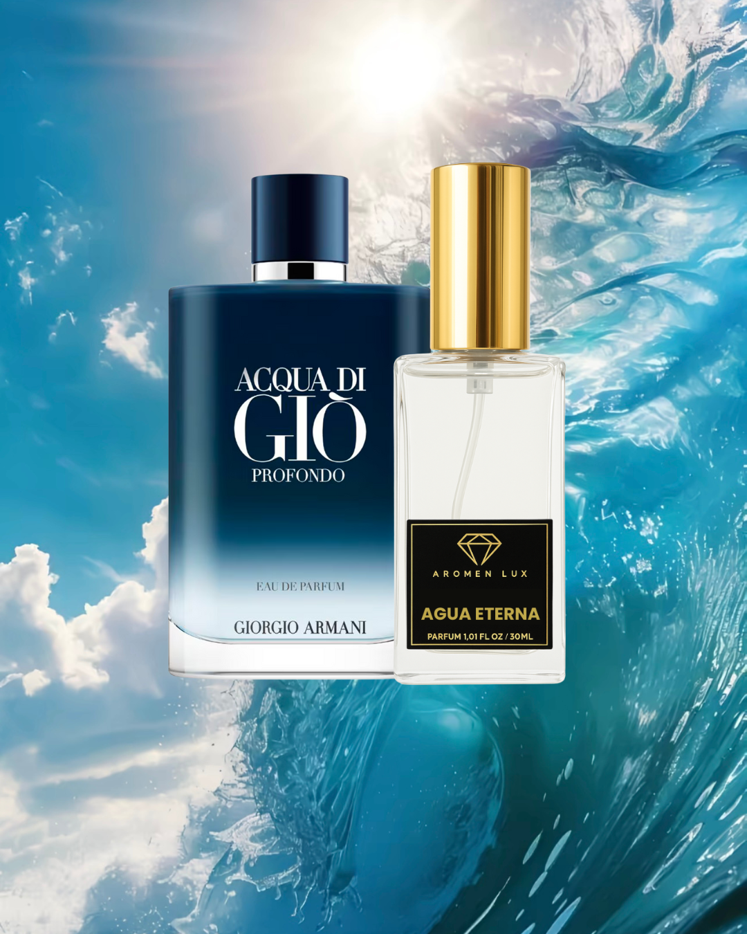 Agua Eterna (Inspirado en Acqua di Giò Profondo – Armani)