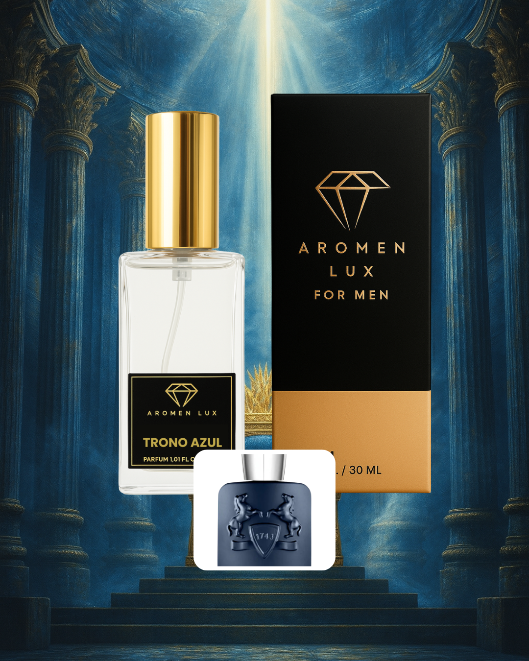 Trono Azul (Inspirado en Layton – Parfums de Marly)