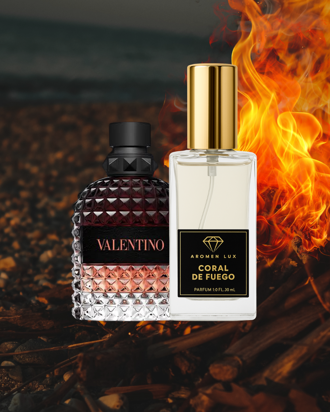 Coral de Fuego (Inspirado en Valentino Coral Fantasy)